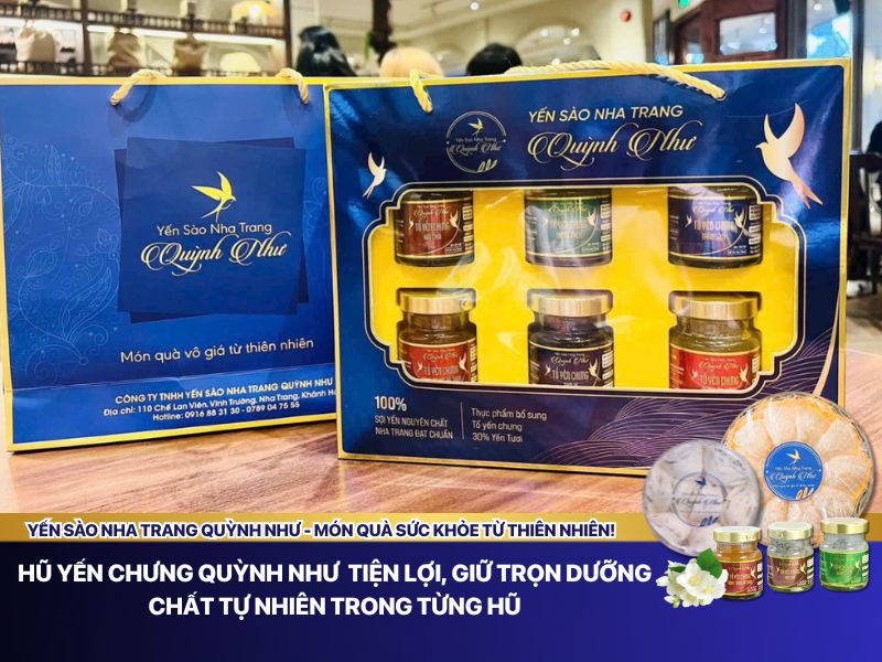 Yến chưng sẵn quỳnh như 