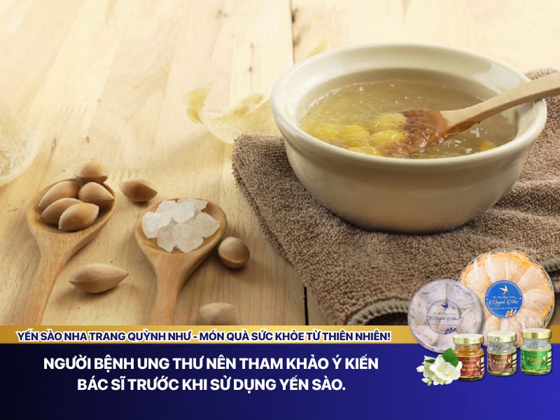 Lưu ý khi dùng yến sào 