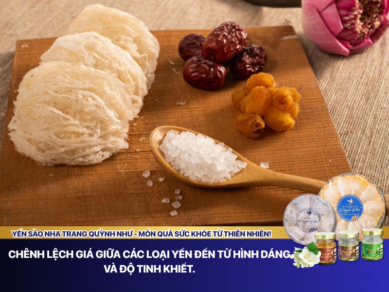 Yếu tố ảnh hưởng đến giá yến sào 