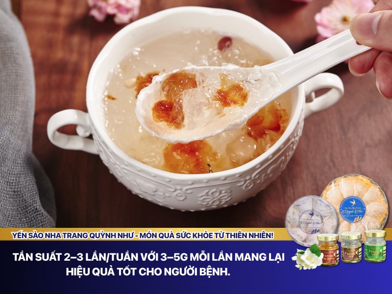 Cách dùng yến sào cho người tiểu đường 