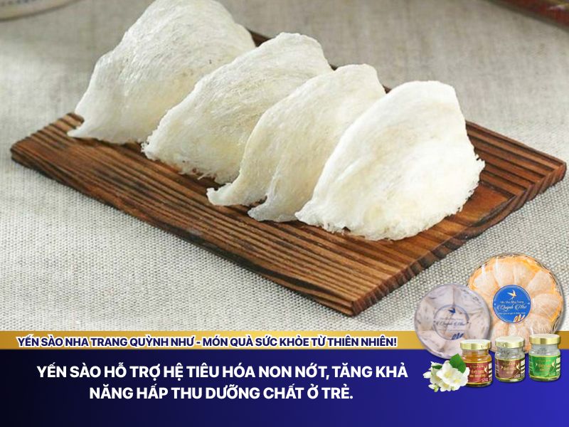 yến sào dinh dưỡng cho bé 