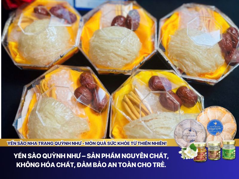 Yến sào Nha Trang Quỳnh Như - Thức quà dinh dưỡng cho bé yêu 