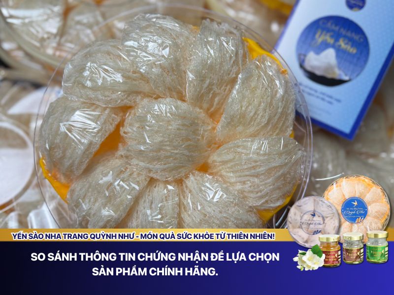 Hướng dẫn cách đọc và kiểm tra chứng nhận yến sào đơn giản 
