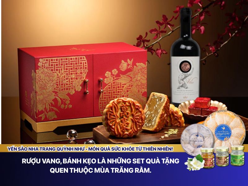 Set quà rượu bánh 