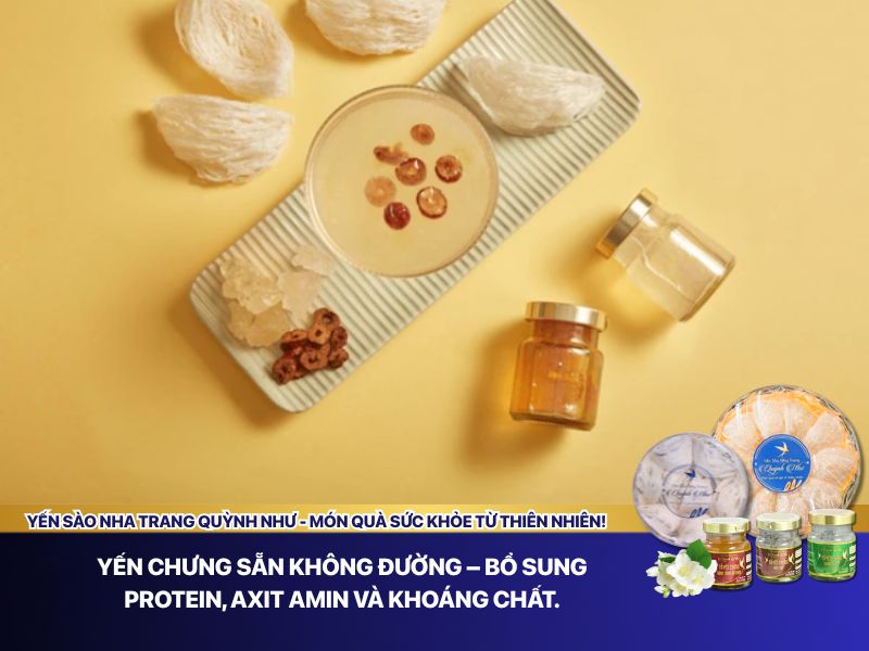 Lợi ích dùng yến chưng sẵn không đường 