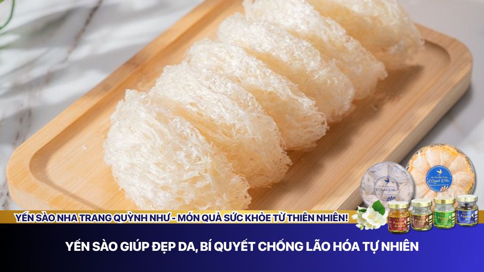 Yến sào giúp đẹp da