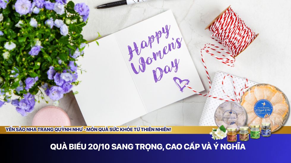 quà biếu 20/10 sang trọng