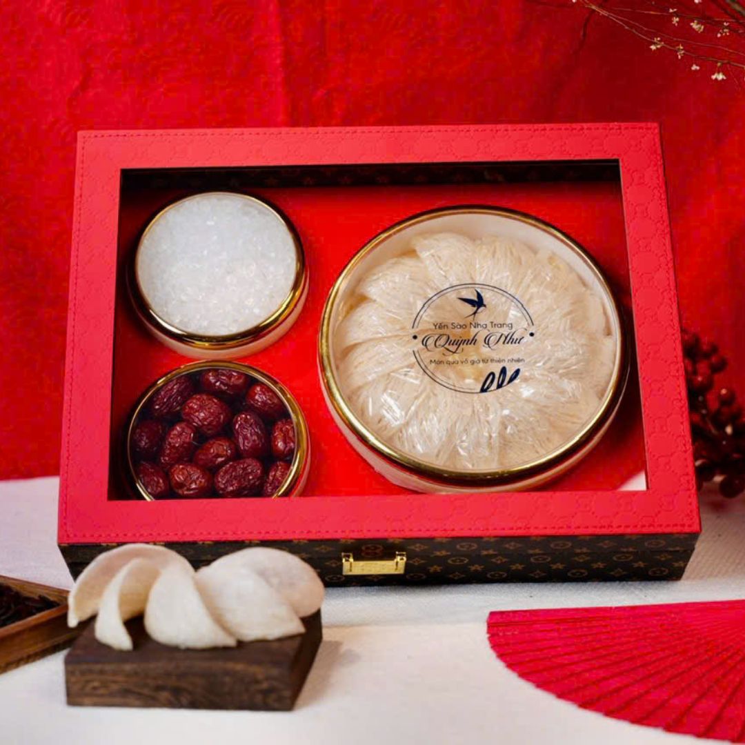 Set yến sào táo đỏ đường phèn